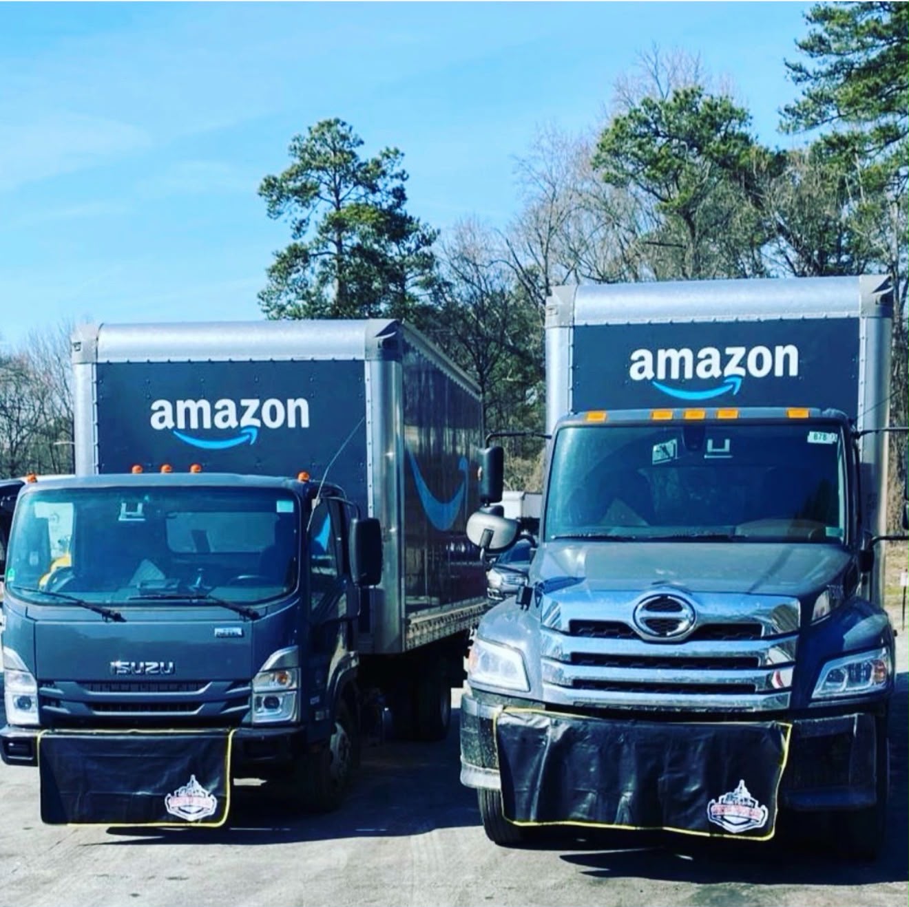 Amazon delivery truck fleet serviced by Georgia Truck Care
